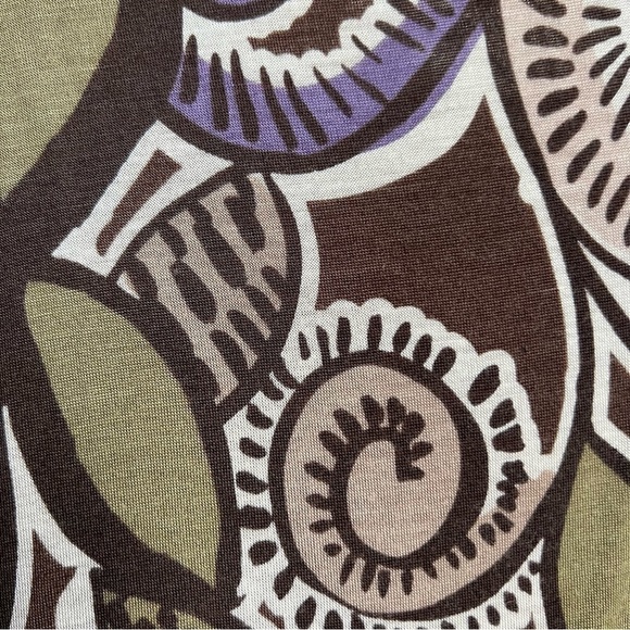 Boden Women’s Brown Boho Floral V-neck Knee Length Tencel Dress, Size 6 - Picture 5 of 11